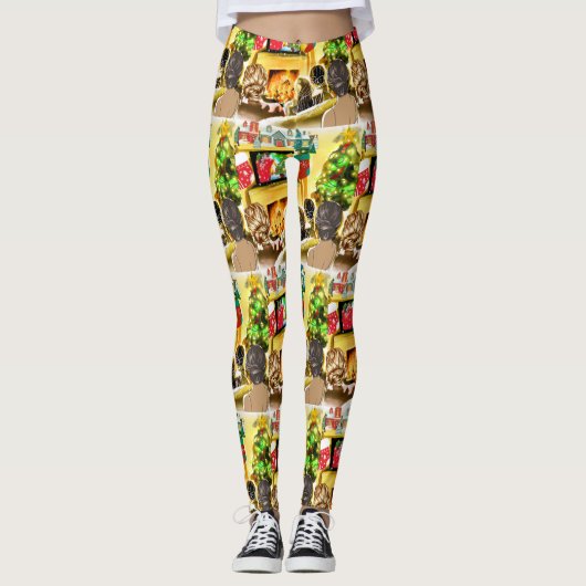 クリスマスムービー レギンス (正面)