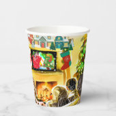 クリスマスムービー 紙コップ (左)