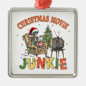 クリスマスムービーJunkie メタルオーナメント (正面)