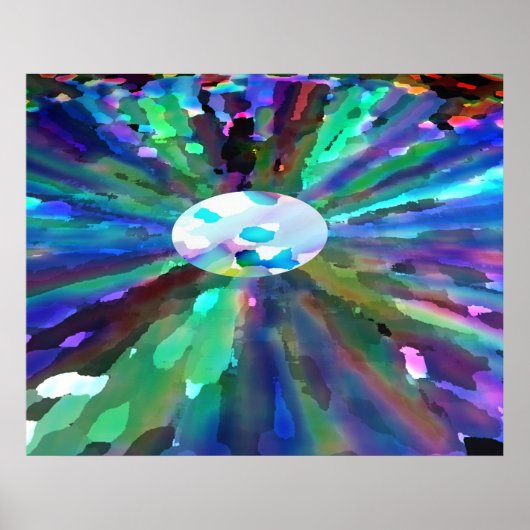 クリスマスムーンとスターの焦点 ポスター (正面)