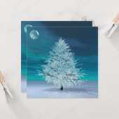 クリスマスムーンライト カード (正面/裏面インサイチュ)