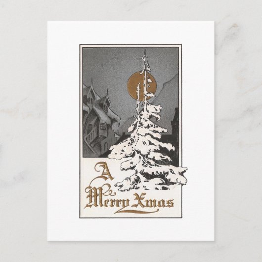 クリスマスムーン シーズンポストカード (正面)