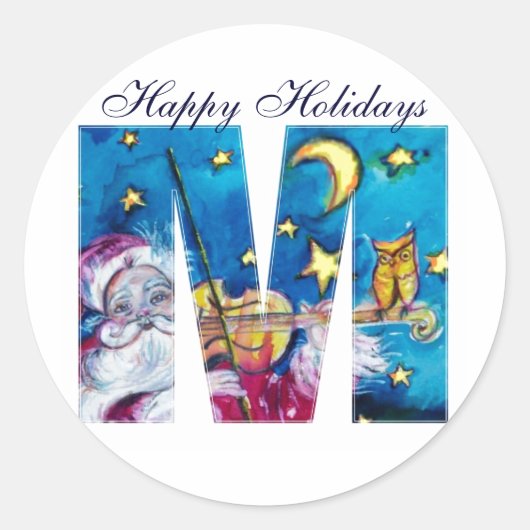 クリスマスメイインスパイアトグラム ラウンドシール (正面)