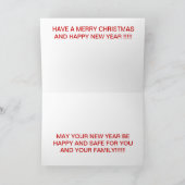 クリスマスメイルボックスクリスマスカード シーズンカード (内部)