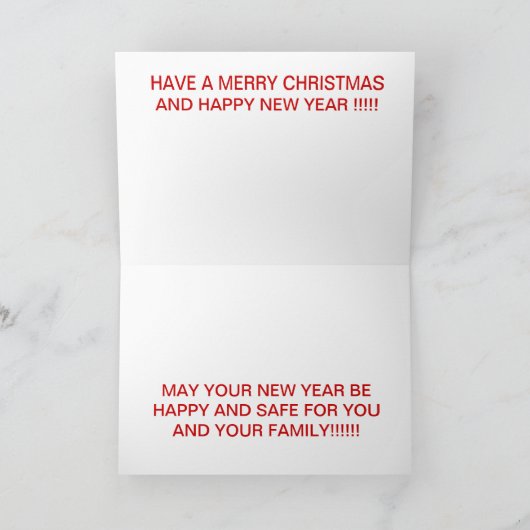 クリスマスメイルボックスクリスマスカード シーズンカード (内部)