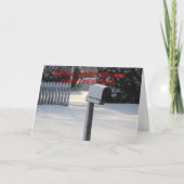 クリスマスメイルボックスクリスマスカード シーズンカード (正面)