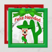 クリスマスメキシカンコーラー男挨拶 シーズンカード (正面/裏面)