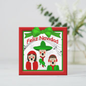 クリスマスメキシコカロラーズ家族の挨拶 シーズンカード (スタンド正面)
