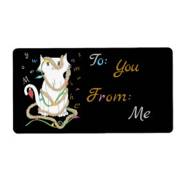 クリスマスメスギフトラベル ラベル