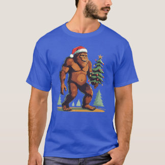 クリスマスメスレサンタハットガール Tシャツ