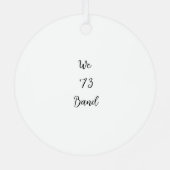 クリスマスメタルサークルオーナメント メタルオーナメント (裏面)