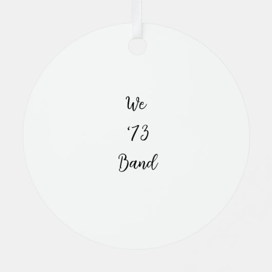 クリスマスメタルサークルオーナメント メタルオーナメント (裏面)