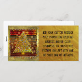 クリスマスメタルツリー シーズンカード (正面/裏面)