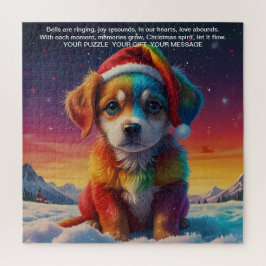 クリスマスメッセージの喜び ジグソーパズル