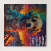 クリスマスメッセージの喜び ジグソーパズル (横)