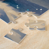 クリスマスメッセージの喜び ジグソーパズル (側面)