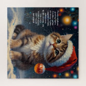 クリスマスメッセージの喜び ジグソーパズル (横)