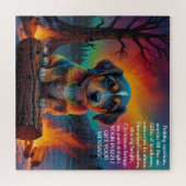 クリスマスメッセージの喜び ジグソーパズル (横)