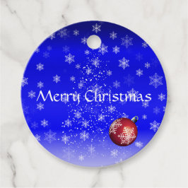 クリスマスメッセージカード フェイバータグ