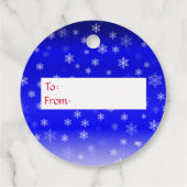 クリスマスメッセージカード フェイバータグ (裏面)