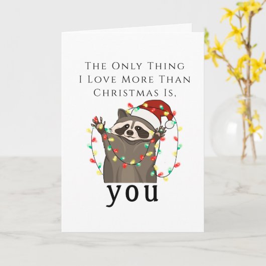 クリスマスメッセージ ワイルドラコーンが幸せを願う カード (黄色い花)