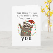 クリスマスメッセージ ワイルドラッコが幸せを願う カード (黄色い花)