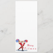 クリスマスメニューサンタクロースとギフトおもしろい- メニュー (裏面)