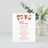 クリスマスメニューホリデーサンタクロース赤グリーン (スタンド正面)