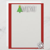 クリスマスメニュー (正面/裏面)