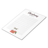 クリスマスメモリーズギフトボックスにバニー ノートパッド (アングル)