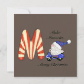 クリスマスメモリーズモータースクーター格言キャンディカード シーズンカード (正面)