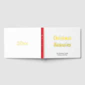 クリスマスメモリーズ家族の名前（年） ゲストブック (全面)