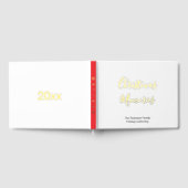 クリスマスメモリーズ家族名 ゲストブック (全面)