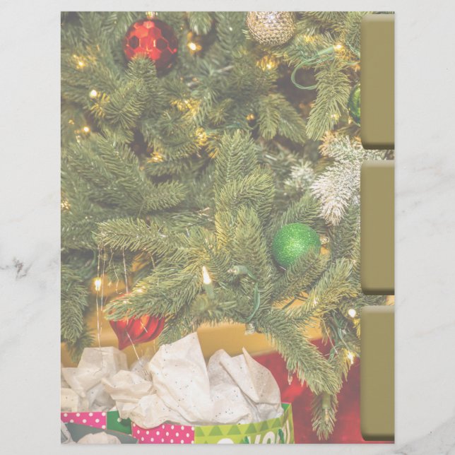 クリスマスメモリーディバイダー挿入(タブ付きフェイク) (正面)