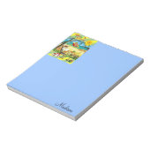 クリスマスメモ帳サンタアットザビーチバム ノートパッド (回転)