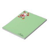 クリスマスメモ帳サンタ ノートパッド (回転)