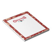 クリスマスメモ帳紙 ノートパッド (アングル)