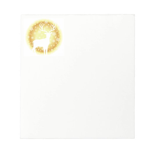 クリスマスメモ帳 – タグ ノートパッド (正面)