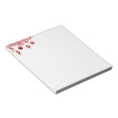 クリスマスメモ帳 ノートパッド (アングル)