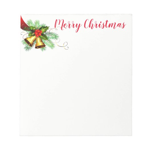 クリスマスメモ帳 ノートパッド (正面)