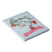 クリスマスメモ帳 ノートパッド (アングル)