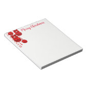 クリスマスメモ帳 ノートパッド (アングル)