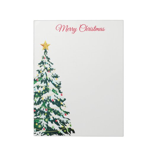 クリスマスメモ帳 ノートパッド (回転)
