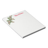 クリスマスメモ帳 ノートパッド (アングル)