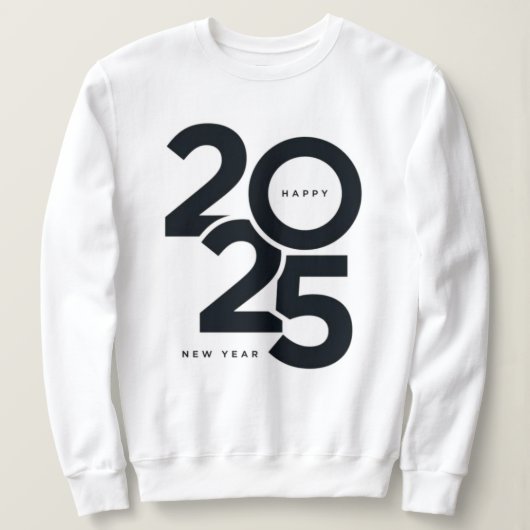 クリスマスメリーと明るいメリー,モダン，レトロな型 スウェットシャツ (デザイン正面)