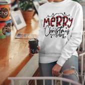 クリスマスメリーと明るいメリー,モダン,レトロな型 スウェットシャツ