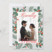 クリスマスメリーと結婚した シーズンカード (正面)