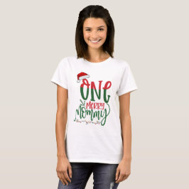 クリスマスメリーにマッチするママ一家 Tシャツ