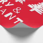 クリスマスメリーに妊娠して ラッピングペーパー (角)