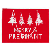 クリスマスメリーに妊娠して ラージペーパーバッグ (裏面)